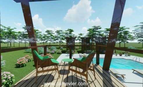 DUBLEX KÜTÜK TERASLI, BALKONLU  CAMEV   1+1