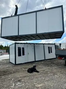 3X7 40X80 KAYNAK SİSTEM 1.KALİTE BOŞ ŞANTİYE OFİS YATAKHANE YEMEKHANE KONTEYNER