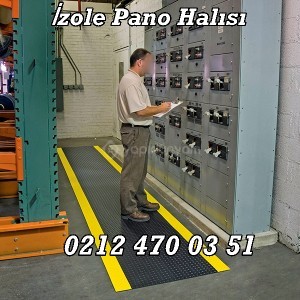 TSE Belgeli Test Raporlu İzole Halı -Yalıtkan Paspas 3 MM 20 KV İZOLE HALI KAUÇUK