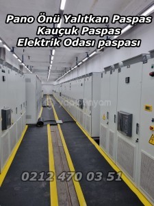 Yalıtkan Paspas 5 MM 40 KV TSE Belgeli Test Raporlu İzole Halı -ELEKTRİK PANO PASPASI