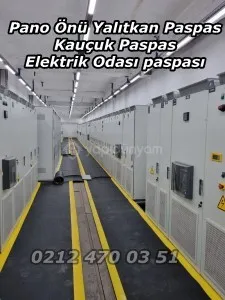Yalıtkan Paspas 5 MM 40 KV TSE Belgeli Test Raporlu İzole Halı -ELEKTRİK PANO PASPASI